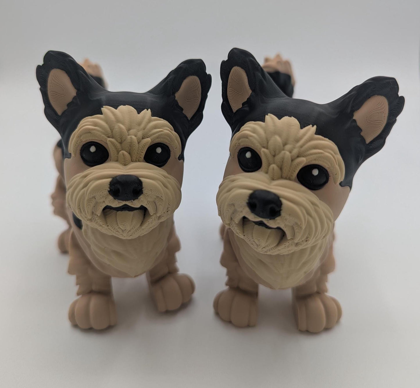 Adorable Articulated Yorkie Dog Toy Figurine