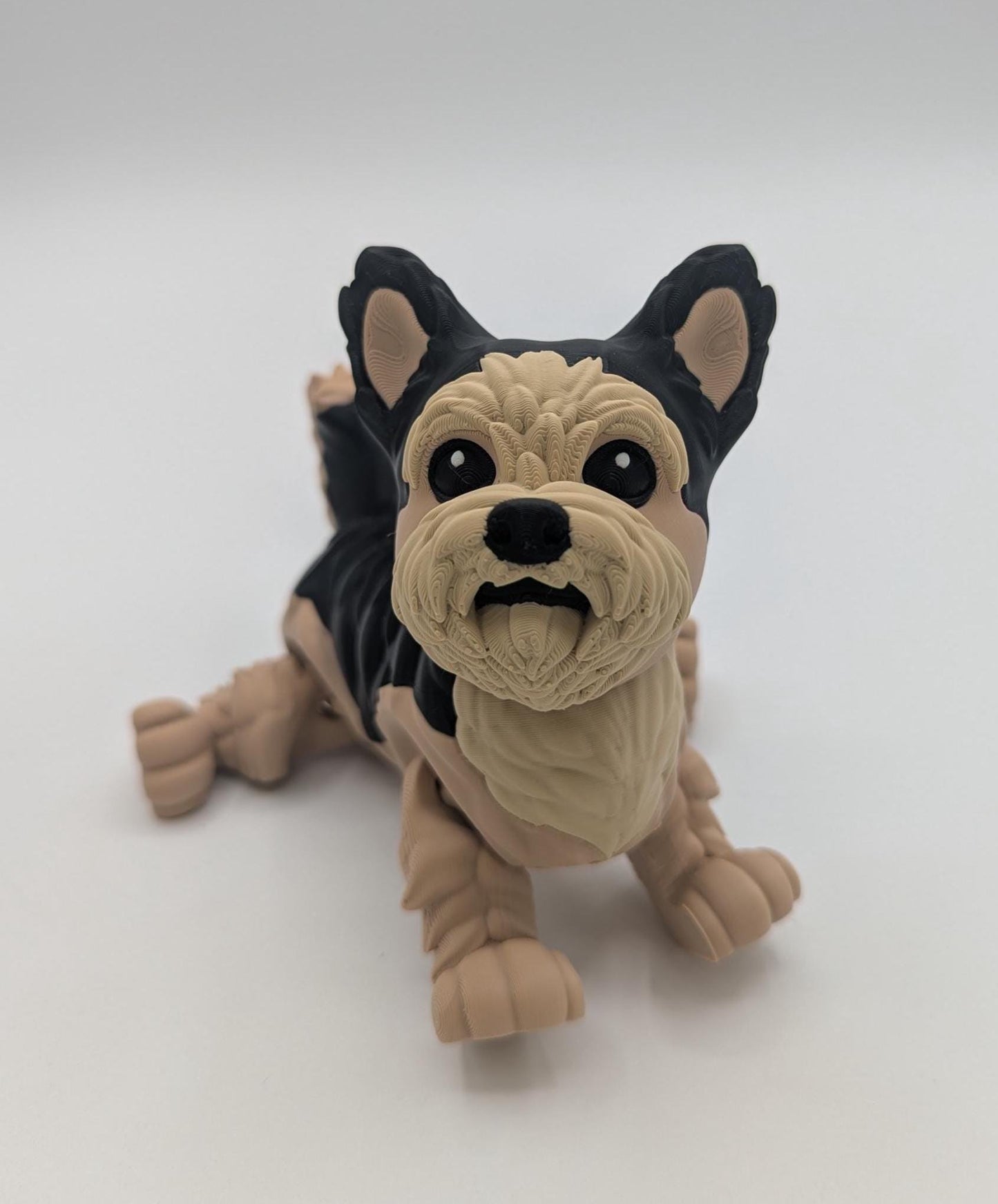Adorable Articulated Yorkie Dog Toy Figurine