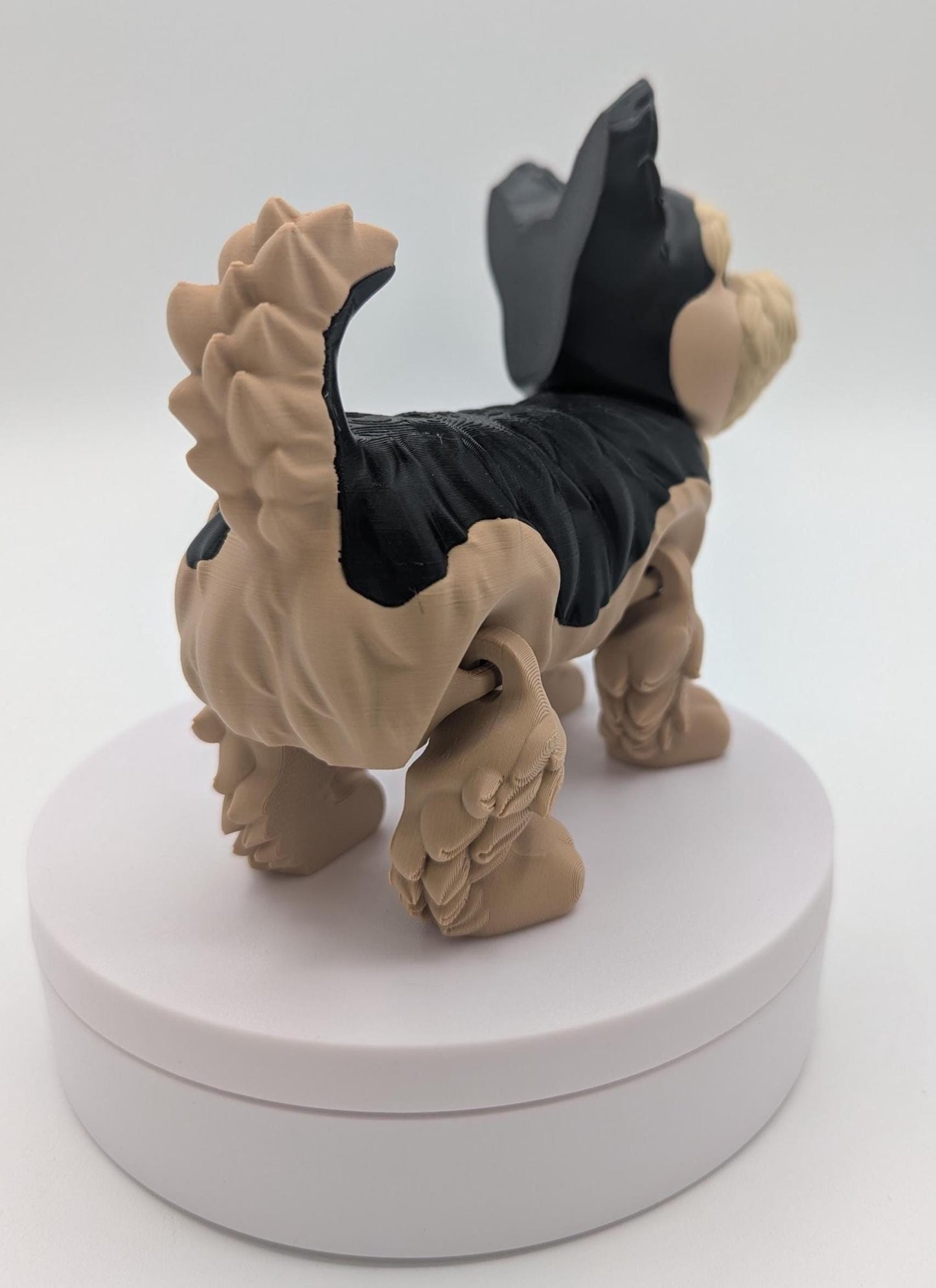 Adorable Articulated Yorkie Dog Toy Figurine