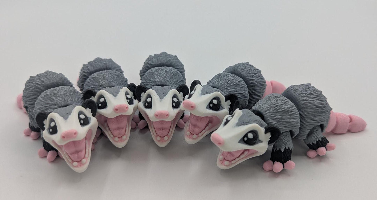 Articulated Baby Opossum Fidget Toy